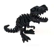 1 pieza de 17cm Figura de esqueleto de Tiranosaurio Rex impreso en 3D en múltiples colores a elegir, adorno o figura impresa en 3D de Tiranosaurio Rex, ideal como regalo de cumpleaños o juguete artesanal