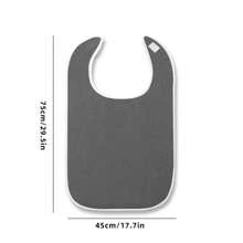 1pc Anti-Stain Multi-Purpose Elderly Drool Bib, Dining Apron For The Disabled, Adult Nursing Scarf Bib
