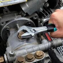 Basics Juego de herramientas con bolsa fácil de llevar, 104 piezas, turquesa, 36.5 x 29 x 7.62 cm - Turquesa - Ver 9