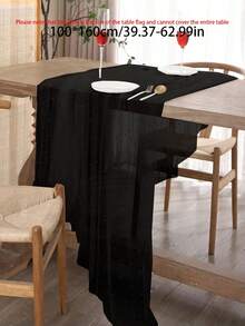 1pc Faux Pearl Decorated Sheer Fabric, Photography Backdrop, Can Be Used As Table Runner, Pearl Background Tablecloth, Wedding White Pearl Sheer Tablecloth, Wedding Arch Decor, Wedding Reception, Bridal Shower, Party Decoration