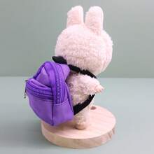 17cm Plush Backpack, Mini Backpack, Cute For Teens/Birthday Party Gifts (Doll Not Included) - Multicolor - View 5