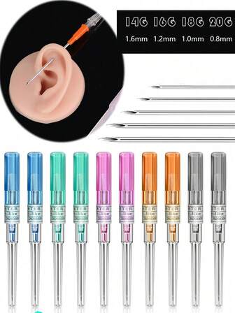 耳洞枪套装一次性消毒耳环穿孔机耳钉鼻夹身体珠宝穿孔工具