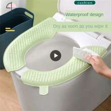 Waterproof Toilet Cushion General Four Seasons Toilet Seat Erasable Multicolored Soft Washable Twill Toilet Mat Closestool Mat