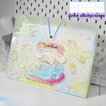 Sanrio Sanrio 8-Compartment Accordion Organizer Bag, Large Capacity A4 File Folder For Students, Teachers, Office Workers, Back To School Essential And Gift,School Supplies