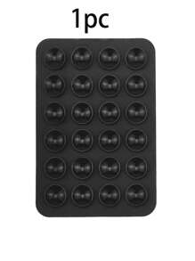 1 Peça 24 Adesivos de Patches de Ventosa de Silicone Dupla Face, Suporte de Ventosa para Celular, Patches de Silicone com Ventosa Dupla Face Antiderrapante