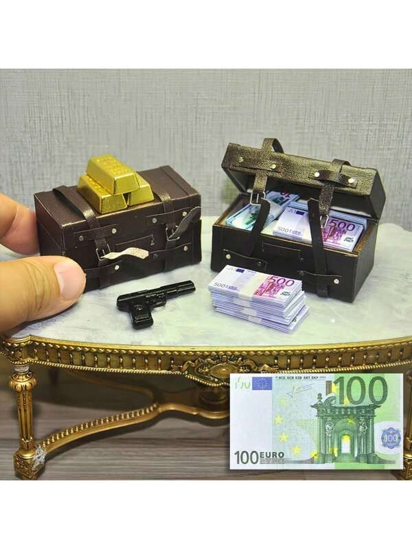 20 réplicas de papel de adereço com valor nominal de 100 euros, 20 peças de réplicas de papel de adereço com valor nominal de 100 euros de 11 cm x 6,2 cm, réplicas de papel de adereço com valor nominal de 100 euros, adequado para origami festivo, papel de adereço para atmosfera de festa, notas falsas, dia dos namorados 20 peças de papel de adereço para dinheiro com buquê de 11 cm x 6,2 cm.
