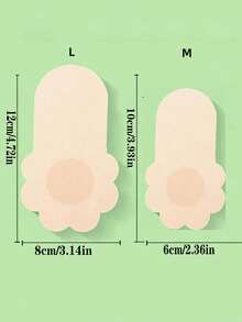 10pcs Self-Adhesive Breast Petals For Women, With Lift Tape, Backless Invisible Bra Lift Nipple Cover, Enhances Bust, Seamless Thickened Design - Many - View 8