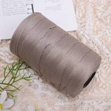 2.5mm X 218yards Flat Polyester Ribbon Yarn For Knitting & Crochet, Polypropylene Tassel Cord For Sun Hats, Bags, Wallets, Shoes, Mats, DIY Crafts, Decoration Projects - Multicolor - View 34