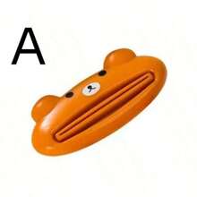 1 pieza Exprimidor de pasta de dientes de dibujos animados: ¡Herramienta de cocina linda para una limpieza talla grande fácil del baño! Suministros de cocina, color aleatorio