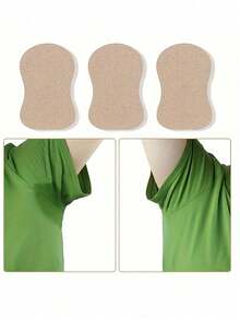 10/20/30/50pcs Disposable Breathable Sweat-Absorbing Pads, Sports Sweat Pads, Ultra-Thin Breathable Invisible Sweat Pads, Unisex Lightweight Invisible Sweat-Absorbing Odor-Proof Elastic Pads, Gourd-Shaped Underarm Sweat Pads, Dress Sweat Pads, Sweat & Odor Eliminating Pads, Suitable For Travel, Sports, Outdoor, Summer, Stickers, Back To School Supplies - Multicolor - View 5