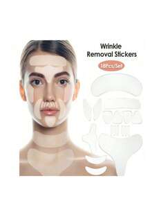 Silicone Anti-Wrinkle Patch Set, Smooth Wrinkles & Tighten Skin, Suitable For Home Or Salon Use, Christmas & Holiday Gift - Multicolor - View 16