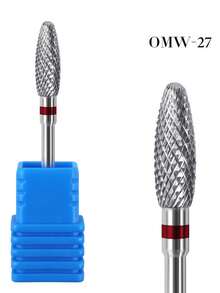 1件装专业高品质钨钢美甲钻头电动打磨机配件抛光切割器美甲工具用品