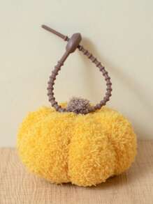Llavero de calabaza estilo Kawaii - Decoración adorable y linda para Halloween y otoño para bolsos, hogar, coche | Regalo suave y encantador para fiestas de otoño, accesorios de cosplay (Amuleto acogedor naranja)