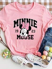 Women T-Shirts - 粉色 - 查看 1