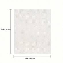50pcs Non-Woven Fish Tank Filter Cloth, Removes Floating Debris, Aquarium Filter Paper