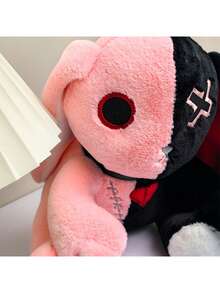 黑暗主题重生兔毛绒玩具、小兔子抱枕、儿童玩偶、万圣节礼物 - 彩色 - 查看 9