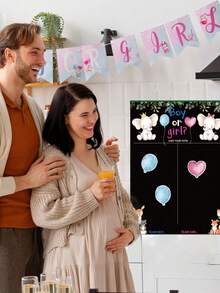 Gender Reveal Decorations - 36 Voting Gender Reveal Games Gender Reveal Ideas Boy Or Girl Baby Shower Games Party Supplies For Gender Reveal Voting Use Gender Reveal Decor - Multicolor - View 6