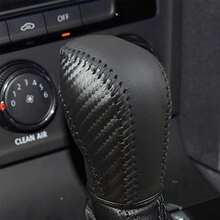 汽车皮革换挡杆罩适用于高尔夫 MK6 MK7 帕萨特 B7 B8 途观 MK2 CC 捷达汽车配件 - 均碼 - 查看 1