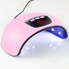 RTONTR 1 Stück Mini Nagel Lampe mit 18 Lampenperlen, weiße Nagel Lampe mit intelligenter Induktion, Backlampe, UV-Lampe zum Aushärten, schnell trocknende Nagel Phototherapie Maschine mit doppelter Lichtquelle UV Nagel Lampe, für Frauen und Mädchen Nail Art DIY Verwendung