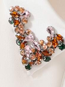 1pc Handmade Beaded Versatile False Collar, Decoration For Sweaters, Sweatshirts, Work Shirts, Spring And Autumn - Multicolor - View 3