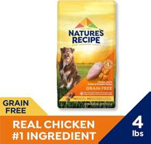 Nature's Recipe Grain Free Chicken, Sweet Potato &Amp; Pumpkin Recipe Dry Dog Food, 24 Lb. Bag