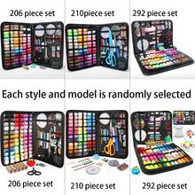 1pc Portable Sewing Kit, Home Sewing Tool Set With Thread Box, Needles, Sewing Accessories (Random Color)