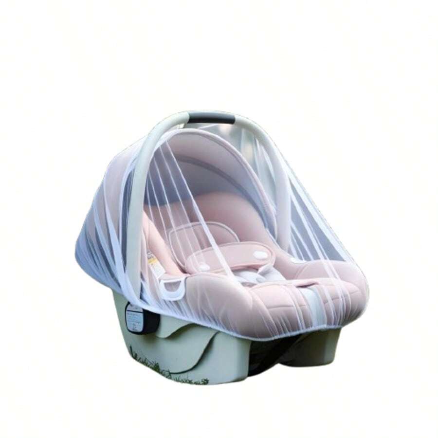 Protective Mosquito Net Tulle Mosquito Net For Stroller And Baby Comfort Universal Insect Protection Imported Product Anti-Mosquito Cover For Newborn Car Seat, Enlarged Anti-Mosquito And Moth Net