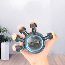 1 pièce Renforçateur de prise au doigt, version améliorée 2025, exerciseur de main et de doigt, amplificateur de muscle en silicone, entraîneur de force des avant-bras, cadeau pour les fêtes, gym, sport, exercice à domicile, poignée de main