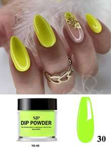 10 g de poudre acrylique colorée à tremper, poudre à tremper pour manucure française, convient pour le salon de manucure maison DIY, longue tenue, sans besoin de lampe à polymériser