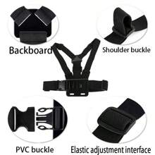 Kit de support de téléphone portable avec sangle de poitrine. Idéal pour les caméras POV/VLOG, la pêche, le vélo. Support de caméra pour le corps. Accessoires de clip pour téléphone portable compatibles avec les caméras d'action.