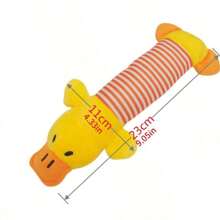 Juguetes masticables duraderos para perros, juguetes de peluche con chirrido para entrenamiento y alivio del aburrimiento para perros de raza pequeña/grande, adecuados para actividades al aire libre como viajes de fin de semana, playa
