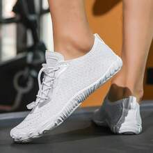 Neue, stilvolle, leichte Outdoorfitnessschuhe für Herren, vielseitig einsetzbar, komfortabel, atmungsaktiv, für Strand, Surfen, Angeln, rutschfest - Weiss - Übersicht 4