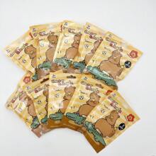 1pc/3pcs Cute Capybara Keychain Toys, Blind Box, Lovely Backto School Gifts, Each Contains A Collectible Capybara Card, Birthday Party Favors, Cartoon Doll Pendant, Small Party Supplies
