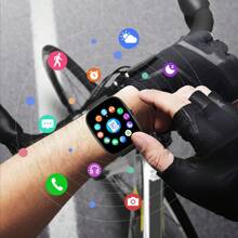 New 1.83" Full Touch Screen HD Smart Watch, Dial/Answer Calls, Step Tracking, Calorie Monitoring, Multiple Sports Modes, Music Control, Remote Camera, Alarm, Message Alerts, Suitable For IOS And Android Smartphones, Perfect Gift For Festivals And Celebrations