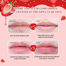 25g/0.88oz 草莓糖磨砂唇部去角质霜 - 唇部磨砂膏使用糖代替颗粒，温和去除角质，去除片状皮肤，令双唇柔软、光滑、滋润、闪亮 - 淺粉色 - 查看 4