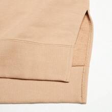 Puma 女式 V 领长袖套头衫，休闲春秋 - 卡其色 - 查看 4