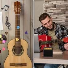 This High-Quality 3D Printed Resin Guitar Pick Holder, Designed With 3D Technology And Durable Materials, Can Safely Store And Protect Picks From Loss And Damage, Making It A Creative Birthday Or Christmas Gift For Music Enthusiasts. - Multicolor - View 5