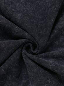 VHUTHK Chaleco sin mangas de algodón puro lavado (240g) con estampado a doble cara, Chaleco de peso pesado de algodón puro lavado (240g) para primavera/verano, apto para uso diario, con la leyenda "MEMBERS ONLY" impresa