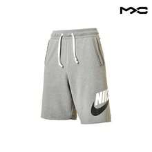 Breathable Logo Sports Shorts Grey Bottoms Men