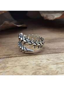 1pc Vintage Ins Style Adherence Men's And Women's Rings With Branches Thorns Couples' Ring Gifts Fashion And Personalized - Multicolor - View 11