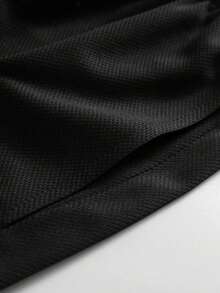 [1pc Random]1pc Boys' Casual Comfortable Minimalist Versatile Fashion Outdoor Workout Shorts Summer - Black - View 6