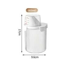 Large Thickened Pet Sealed Storage Tank, Pet Snack Sorting Bottle, Divine Tool, Large Capacity Container With Measuring Cup