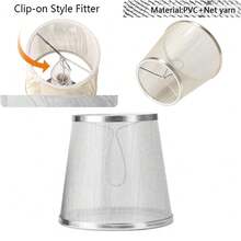 2 pièces Abat-jours en tissu voile doré et argenté à vis E14, convient aux lustres, appliques murales, lampes de table et suspensions de style américain - Gaze - Voir 10