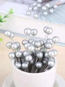 300pcs Lifelike Artificial Winterberry - New Year Red Berry Stems, Suitable For Holiday Decorations, Foam Berries Assorted, Ideal For Wreath, Wedding, Christmas Tree, Home & Office Decor, Versatile Holiday Tabletop Decor, Durable Metal Stems (Bendable), Great For Harvest, Winter, Christmas, New Year, Valentine's Day - Multicolor - View 4