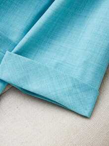 Women's Solid Color Woven Blazer, Commuter Versatile Jacket With Pockets & Buttons, Suitable For Work, Date, Party, Birthday, Travel, Spring/Autumn - Mint Green - View 7