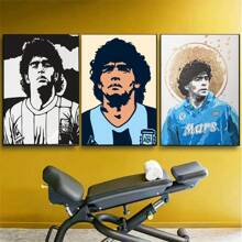 1pc/3PCS Wall Arts Posters Optional Frame Pop Singer Posters Suitable For Residential And Dormitory Walls, Living Room And Bar Decoration, Dining Room Or Bathroom, Room Decoration, High-Quality, Indoor/Outdoor Canvas Art