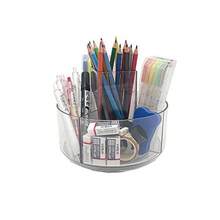 360 Rotating Makeup Organizer Spinning Cosmetic Display Cases With 5 Compartment - 1 - View 7