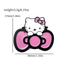 Sanrio Sanrio 1 buc Hello Kitty Anime Desene Animate Drăguț și Ciudat Broșă Insignă Metalică Accesoriu de Îmbrăcăminte Accesoriu Rucsac Potrivit pentru Purtare Zilnică și Cadouri pentru Prieteni. Accesorii de Birou Școlar Tricouri Jachetă Bijuterii Crăciun Halloween