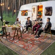 Bohemian Machine Washable Carpets Suitable For Living Room, Slip-Resistant Bedroom Rugs, Hallway Carpets, Vintage Patterned Rugs For Kitchen, Dining Room, Office - Bohemia - View 28