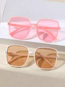 2pcs/Set Fashion Casual Versatile Fashion Glasses
